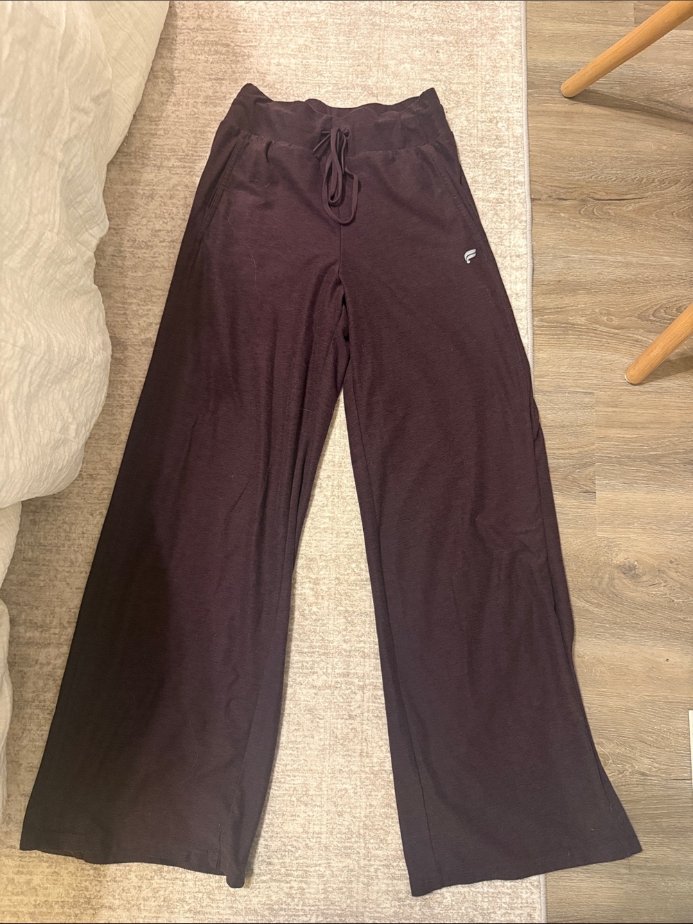 Fabletics Black Wide-Leg Drawstring Pants